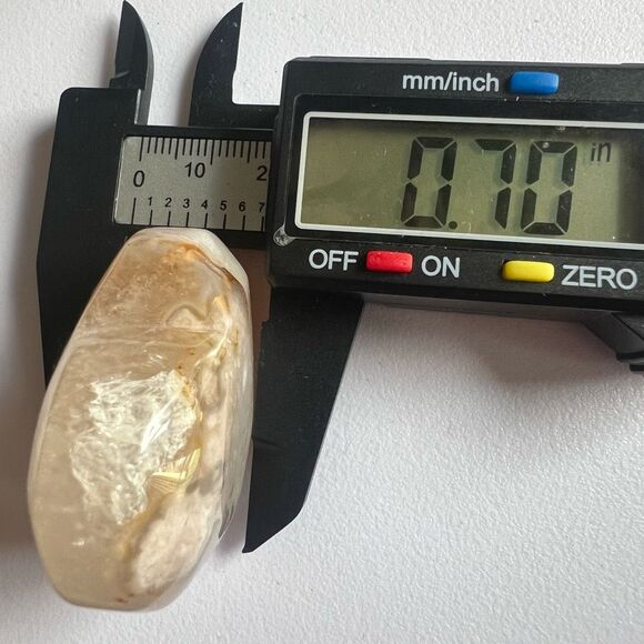 Flower Agate Heart Carving (#17)‎ - Picture 6 of 9